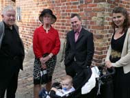 Bob, Verley, Charlie (seated) Mike and Maria Gibbs